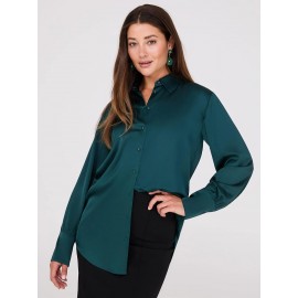 Satin Tunic Blouse