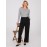 Chain Keyhole Printed Long Sleeve Top