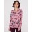 Floral Print Chiffon Button-Front Blouse