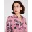 Floral Print Chiffon Button-Front Blouse