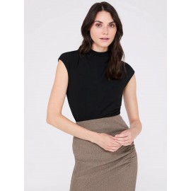 Extended Sleeve Funnel Neck Top