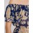 Floral Print Off-The-Shoulder Peplum Top