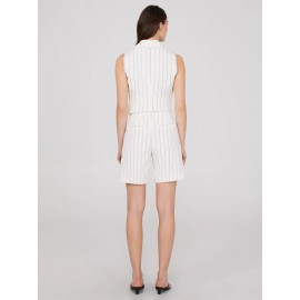 Striped Bermuda Trouser Shorts