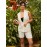 Striped Bermuda Trouser Shorts