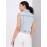 Denim Vest With Pearl Details
