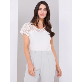 Lace Sweetheart Neckline Top