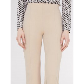 High Rise Crepe Pull-On Pants