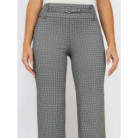 Belted Wide Waistband Pants