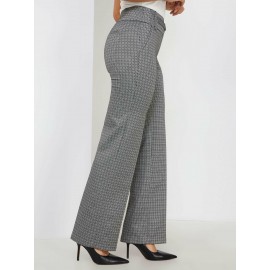 Belted Wide Waistband Pants