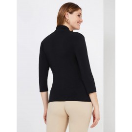 3/4 Sleeve Crossover Top