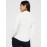 Split Neck Long Sleeve Button-Down Blouse
