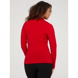 Cowl Neck Top With Pleat Details