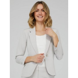 One-Button 3/4 Sleeve Blazer