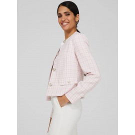 Cropped Boucle Jacket