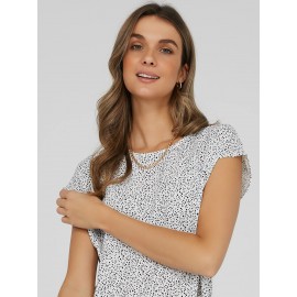 Round Neck Dolman Sleeve Top