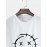 Mens Funny Smile Print Crew Neck Casual Pullover Sweatshirts Winter
