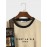 Mens Ethnic Tribal Letter Print Patchwork Crew Neck Pullover Sweatshirts Winter