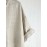Women Solid Quarter Button High-Low Hem Cotton Blouse