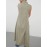 Solid Color Cross Wrap High Low Sleeveless Blouse For Women