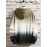 Mens Chinese Character Ombre Print Loose Drawstring Hoodies Winter